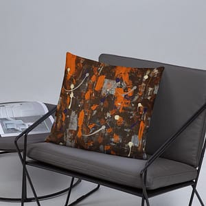 Abstract Art Pillow - "Mutation"